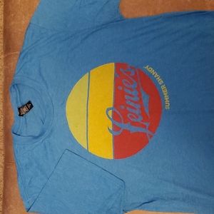 Medium Blue leinekeugel unisex summer Shandy beer tshirt.